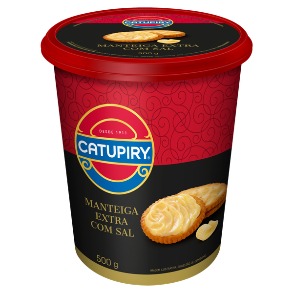 MANTEIGA EXTRA COM SAL CATUPIRY PT 500G