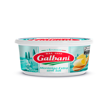 MANTEIGA GALBANI SEM SAL POTE 200G