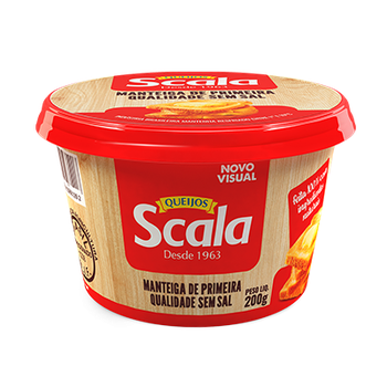 MANTEIGA SEM SAL SCALA 200G