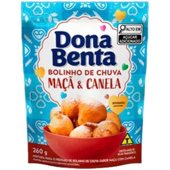 MISTURA PARA BOLINHO DE CHUVA DONA BENTA MAÇÃ E CANELA 260G