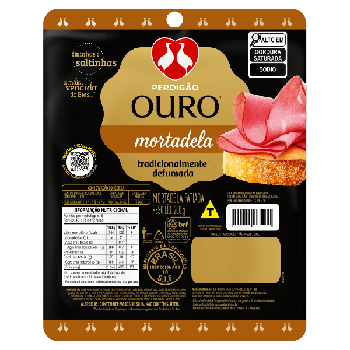 MORTADELA OURO PERDIGÃO FATIADA 200G