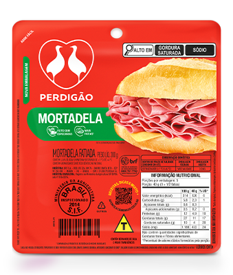MORTADELA PERDIGÃO FATIADA 200G