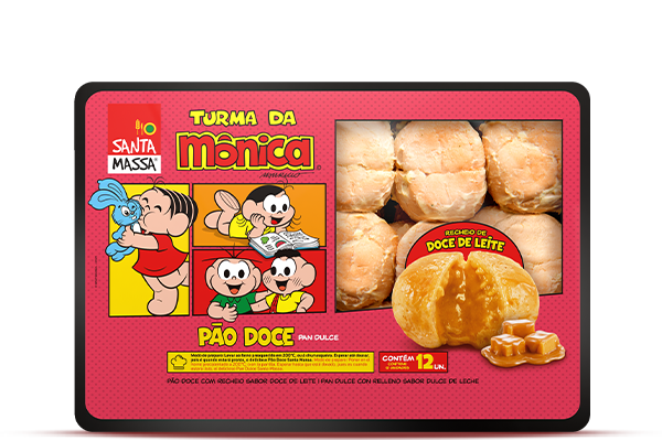 PÃO COM DOCE DE LEITE SANTA MASSA 300G