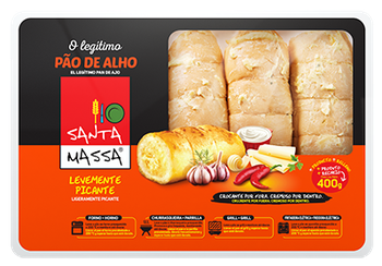 PÃO DE ALHO SANTA MASSA PICANTE 400G