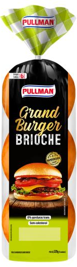 PÃO DE BRIOCHE PULLMAN 520G