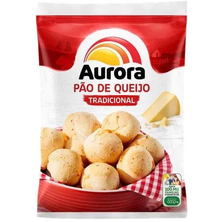 PÃO DE QUEIJO AURORA TRADICIONAL 1KG