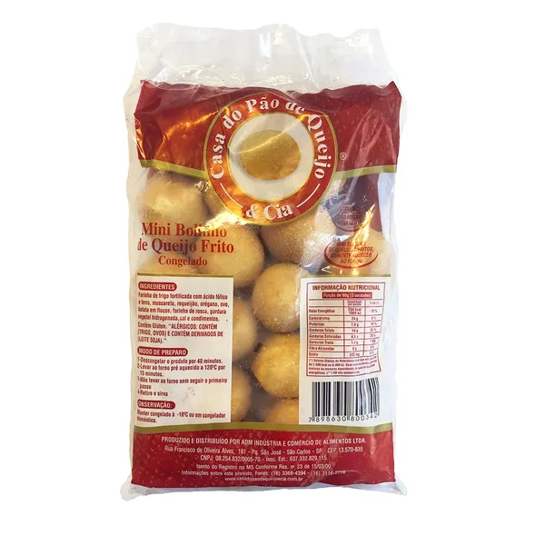 PÃO DE QUEIJO CASA DO PÃO DE QUEIJO 400G