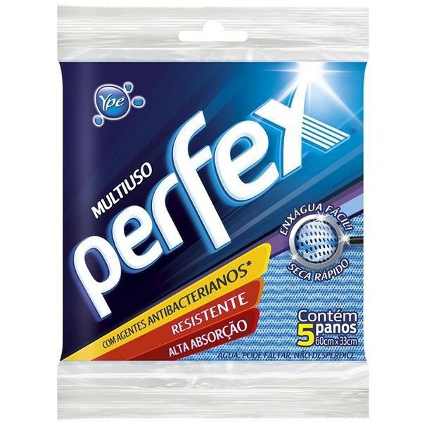 PANO MULTI PERFEX C/5 AZUL