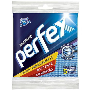 PANO MULTI PERFEX C/5 AZUL