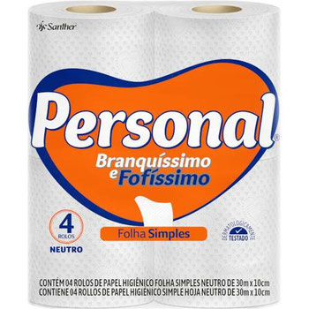 PAPEL HIG PERSONAL 30M C/4 NEUTRO