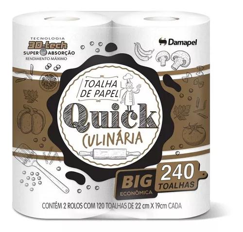 PAPEL TOALHA QUICK BIG C/2 120F