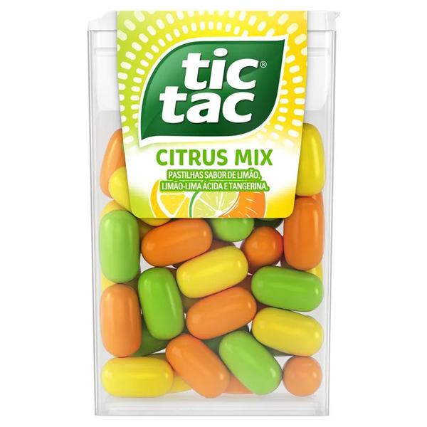 PASTILHA TIC TAC 14.5G CITRUS MIX