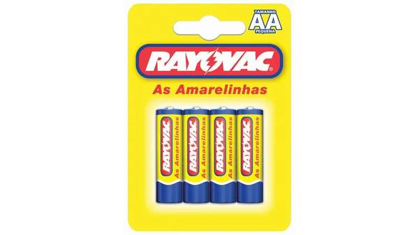 PILHA RAYOVAC AMAR PEQ AA C/4