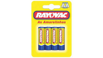 PILHA RAYOVAC AMAR PEQ AA C/4