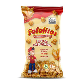 PIPOCA FOFOLITOS 55G CARAMELIZADA