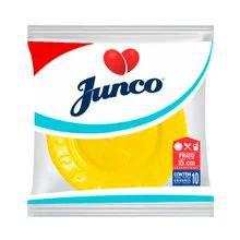 PRATO DESC JUNCO 15CM C/10 AMARELO