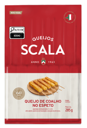 QUEIJO COALHO SCALA ESPETO 285G