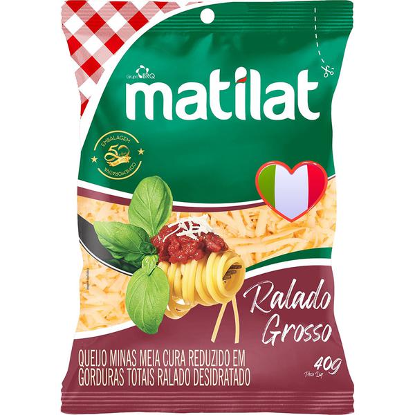 QUEIJO MINAS MEIA CURA RALADO GROSSO MATILAT 40G