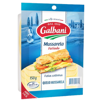 QUEIJO MUSSARELA FATIADO GALBANI 150G