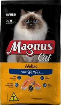 RAÇÃO MAGNUS CAT ADULTO SALMÃO 1KG
