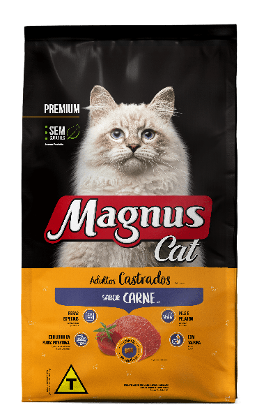 RAÇÃO MAGNUS CAT CASTRADOS CARNE 1KG