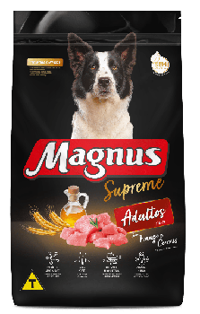 RAÇÃO MAGNUS SUPREME ADULTO FRANGO E CEREAIS 1KG