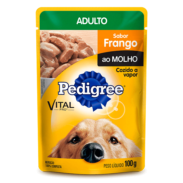 RACAO PEDIGREE FIL 100G FRANGO AO M