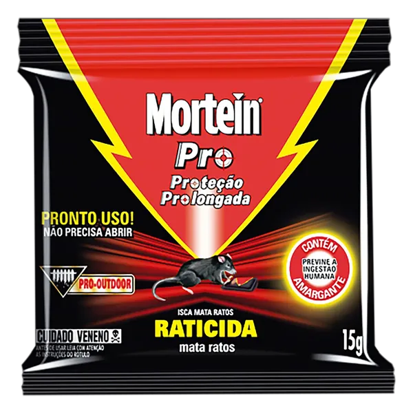 RATICIDA MORTEIN PRO 15G ISCA