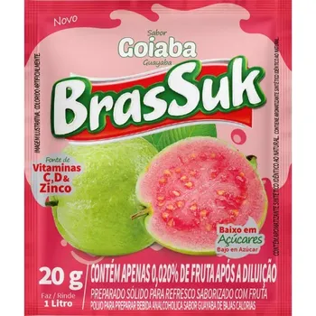 REFRESCO EM PÓ BRASSUK SABOR GOIABA 20G