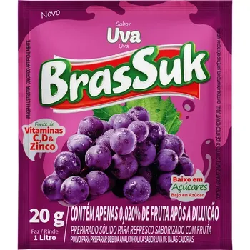 REFRESCO EM PÓ BRASSUK SABOR UVA 20G