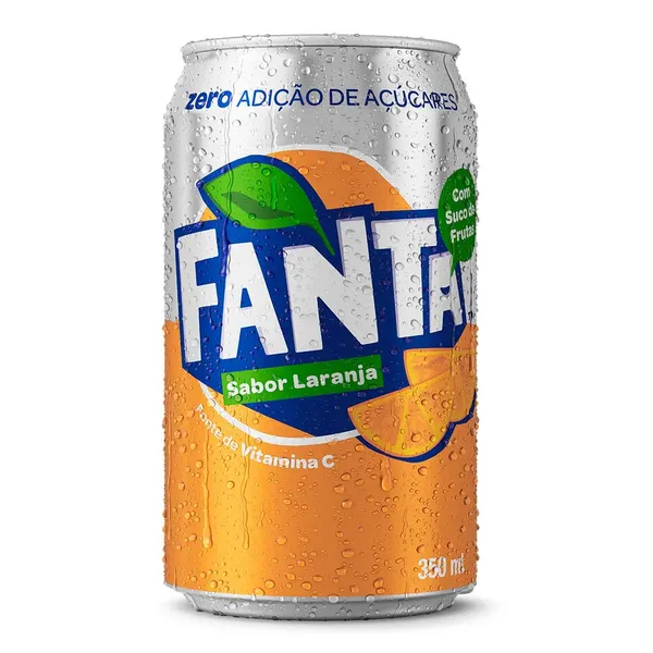 REFRIGERANTE FANTA LATA 350ML LARANJA ZERO