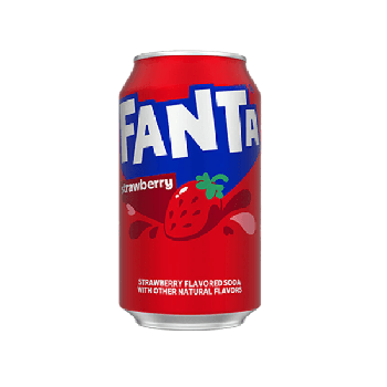 REFRIGERANTE FANTA LT 355ML STRAWBERRY