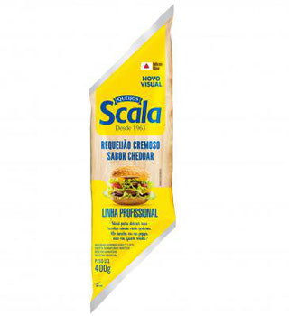 REQUEIJÃO CREMOSO SABOR CHEDDAR SCALA BISNAGA 400G
