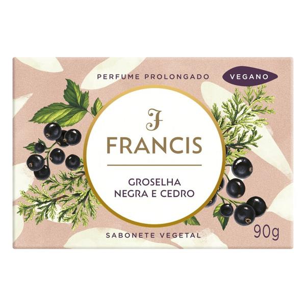SABONETE FRANCIS GROSELHA NEGRA E CEDRO 90G