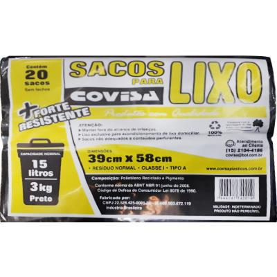 SACO LIXO COVISA 15L
