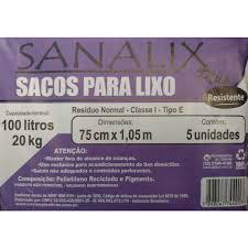 SACO LIXO SANALIX 100L