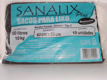 SACO LIXO SANALIX 50L