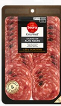 SALAME SEARA GOURMET 80G ALHO NEGRO