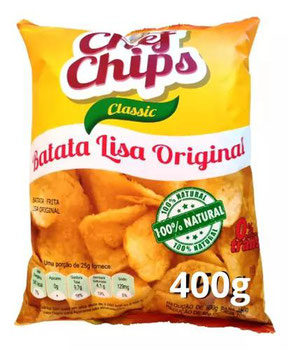 SALG CHEF CHIPS 400G BATATA LISA