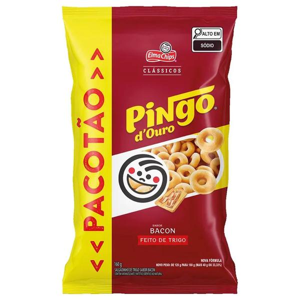 SALG PINGO D OURO 160G BACON