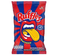 SALG RUFFLES 32G CHURRASCO