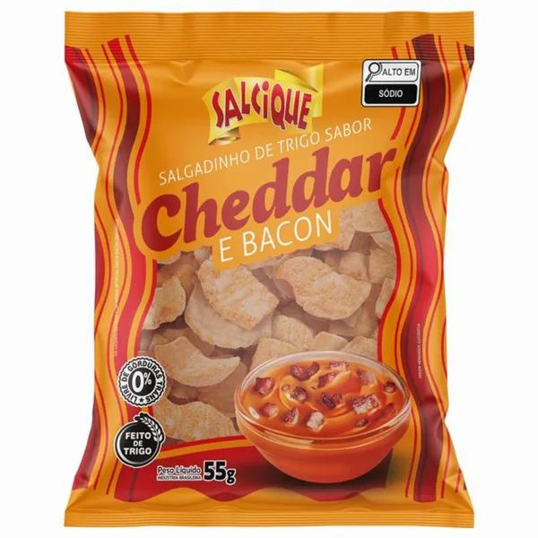 SALG SALSIQUE 55G CHEDDAR/BACON