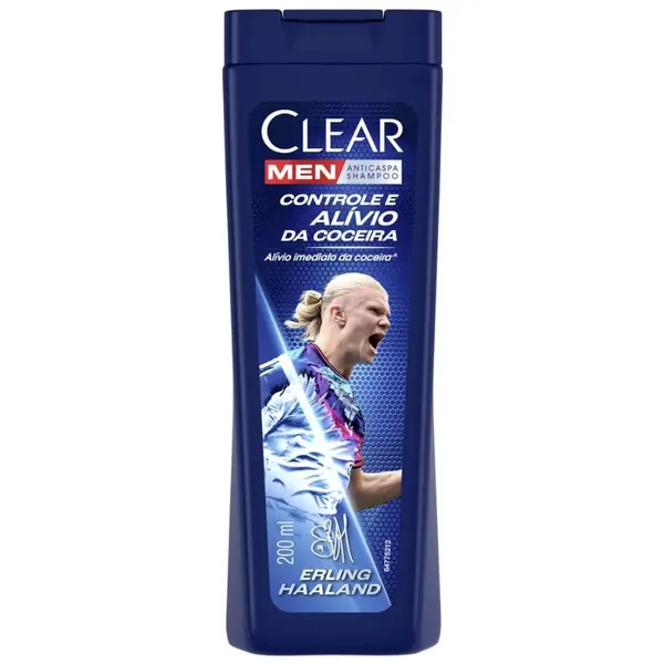 SHAMPOO CLEAR MEN CONTROLE E ALÍVIO DA COCEIRA 200ML