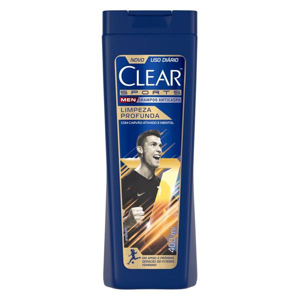 SHAMPOO CLEAR MEN LIMPEZA PROFUNDA 400ML