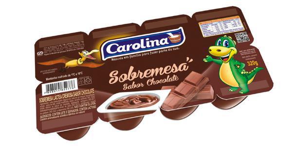 SOBREMESA CAROLINA 320G CHOCOLATE