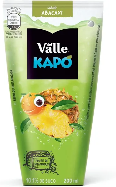 SUCO DEL VALLE KAPO 200ML ABACAXI