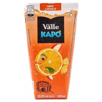SUCO DEL VALLE KAPO 200ML LARANJA