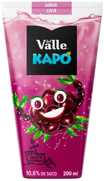 SUCO DEL VALLE KAPO 200ML UVA