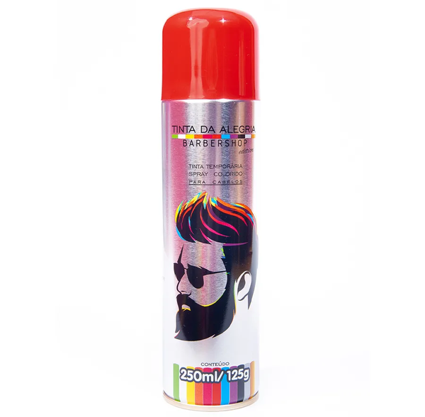 TINTA DA ALEGRIA BARBERSHOP VERMELHA 250ML