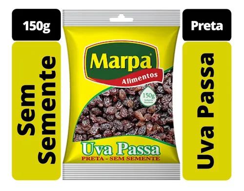 UVA PASSA MARPA 150G PRETA S/SEMENT